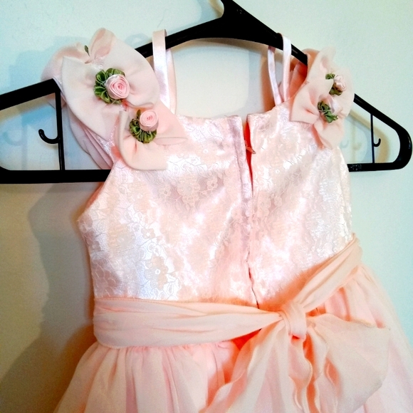 Beautiful Special Occasion Dress with Rosettes - Picture 7 of 10